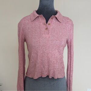 ZARA pale pink lightweight top – Size Medium